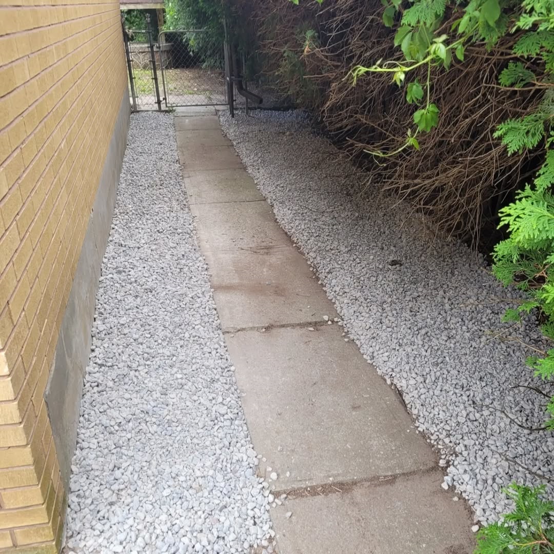 River Rock and Mulch